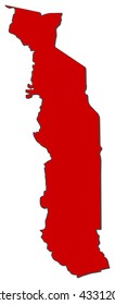 Map - Togo