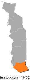Map - Togo, Maritime