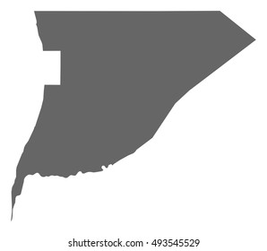 Map - Trarza (Mauritania)