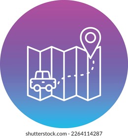 Map Travel vector icon. Can be used for printing, mobile and web applications.
