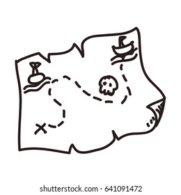 map treasure doodle
