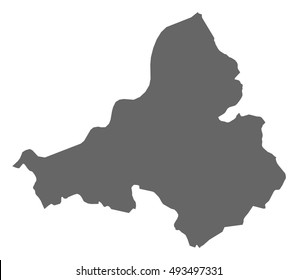 Map - Trencin (Slovakia)