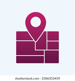 Map trendy art cute abstract vector illustration colorful useful design.eps
