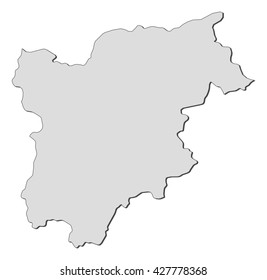 Map - Trentino-Alto Adige/Suedtirol (Italy)