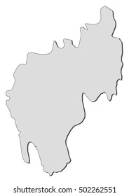 Map - Tripura (India)