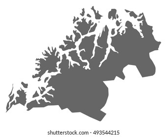 Map - Troms (Norway)
