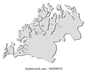 Map - Troms (Norway)