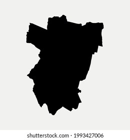 Map of Tucuman - Argentina outline silhouette vector illustration
