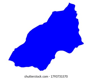 Mapa de Tumbes en blanco