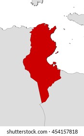 Map - Tunisia