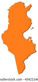Map - Tunisia