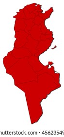 Map - Tunisia