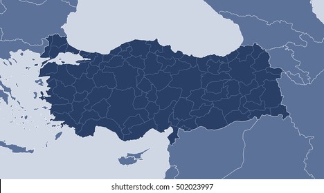 Map - Turkey