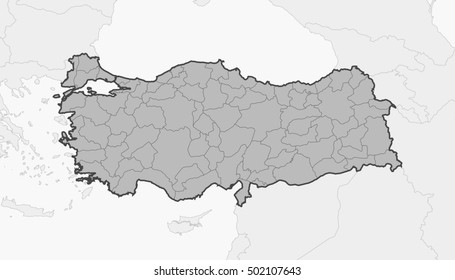 Map - Turkey