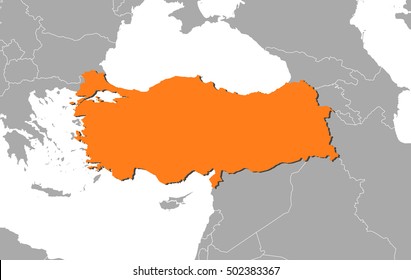 Map - Turkey