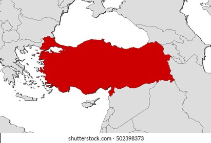 Map - Turkey