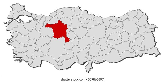 Map - Turkey, Ankara