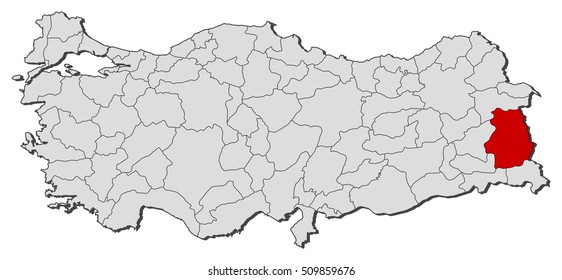 Map - Turkey, Van