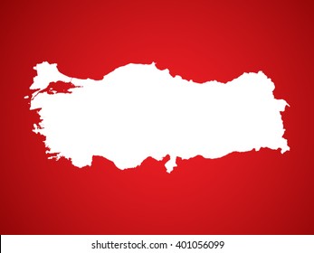 Map of Turkey Vector
