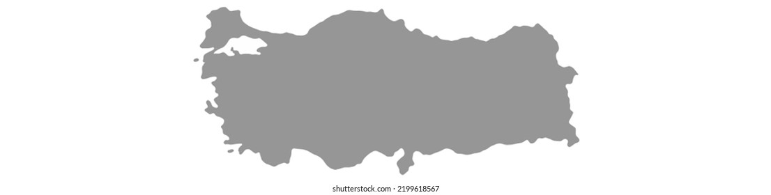 Map Turkey vector background. Isolated country texture