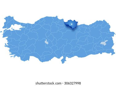 ordu map hd stock images shutterstock