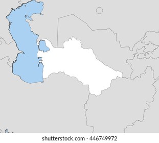 Map - Turkmenistan