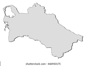 Map - Turkmenistan
