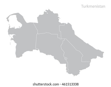 Map of Turkmenistan