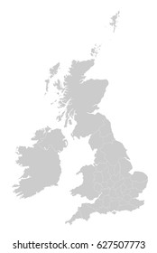 Map - Uk Counties