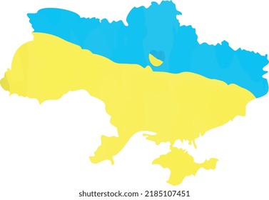 map of Ukraine with a heart where t