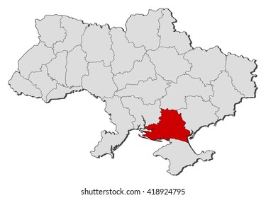 Map - Ukraine, Kherson