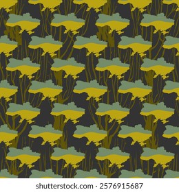 Map Ukraine Silhouette Pattern, Camouflage Colors, Vector