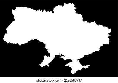  Map of Ukraine vector illustration