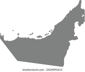 Mapa de Emiratos Árabes Unidos