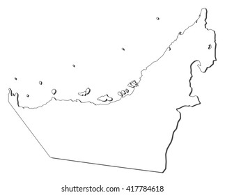 Map - United Arab Emirates