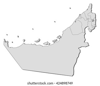 Map - United Arab Emirates