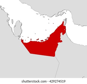 Map - United Arab Emirates