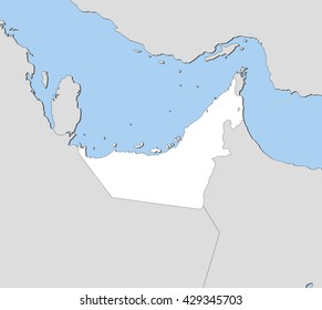 Map - United Arab Emirates