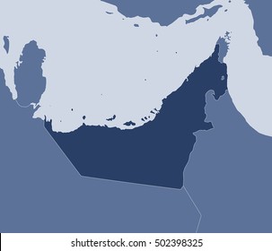 Map - United Arab Emirates