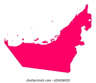 Map of United Arab Emirates