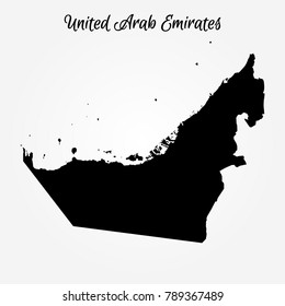 Map of United Arab Emirates