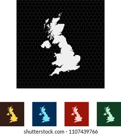 map of united kingdom