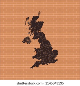 map of united kingdom