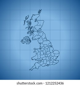 map of united kingdom