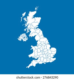 map of united kingdom
