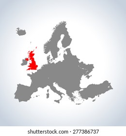 map of united kingdom