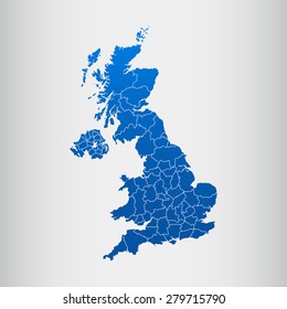 map of united kingdom