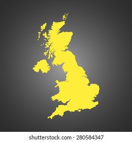 map of united kingdom