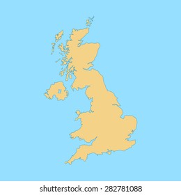 map of united kingdom