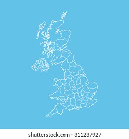 map of united kingdom